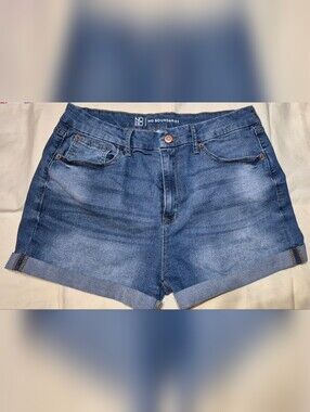 NOBO- No Boundaries Medium Blue Denim Shorts